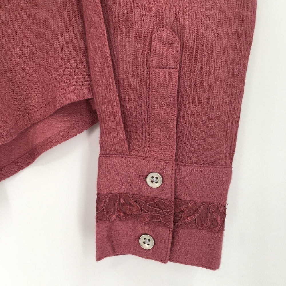 Sadie Robertson Pink Button Down Shirt - Picture 9 of 12